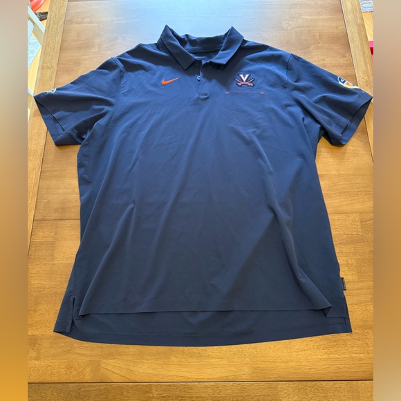 Nike Other - UVA Virginia Football Nike Polo Shirt with Orange Bowl and ACC patch size XXL